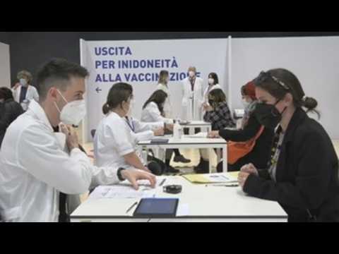 Rome inaugurates the largest vaccination center in Italy