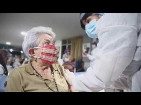 Colombia begins COVID-19 vaccination of people 80 and over