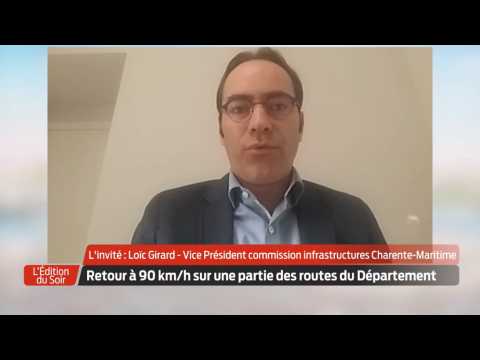 L'Édition du Soir | L'invité | Loïc Girard, vice-président commission infrastructures de Charente-Maritime