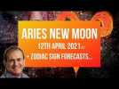 Aries New Moon 12th April 2021 + Zodiac Sign Forecasts