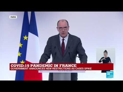 REPLAY - 'We are adopting a third way': French PM announces limited lockdown for Paris, other regions