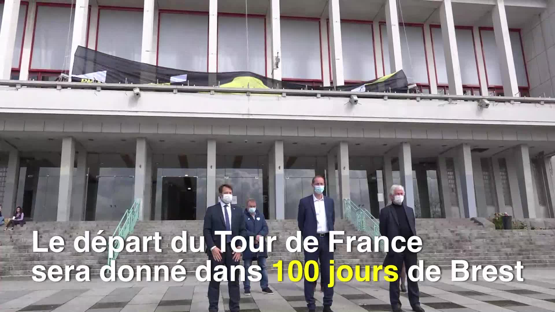Tour de France : top départ de Brest dans 100 jours  (Tébéo-TébéSud)