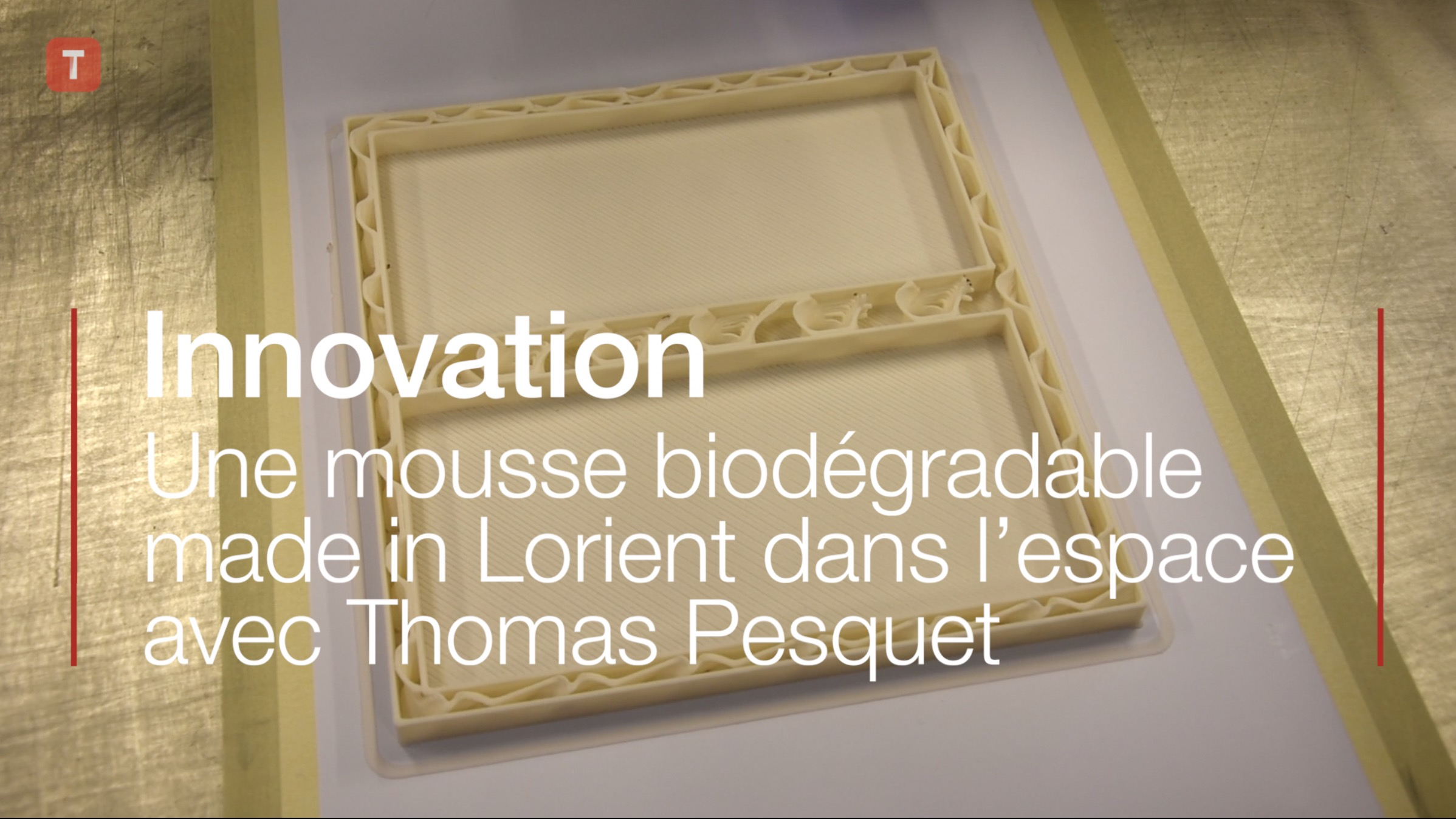 Innovation. Une mousse biodégradable made in Lorient dans l’espace avec Thomas Pesquet (Le Télégramme)