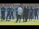 Sampaoli holds his first training session with Olympique de Marseille