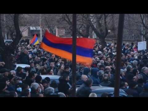 Protests continue in Armenia against PM