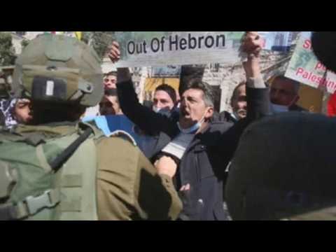 Clashes between Palestinians and Israeli army on the 27th anniversary of the Hebron massacre