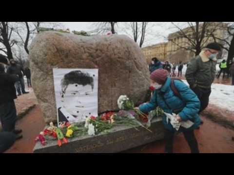 St Petersburg commemorates Boris Nemtsov on 6th anniversary of his murder
