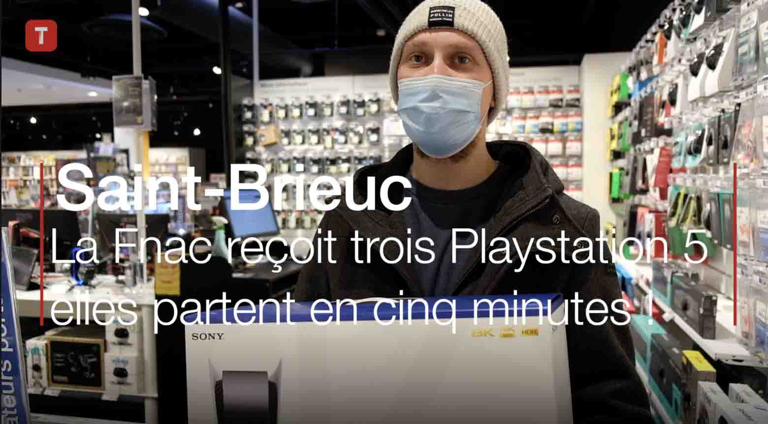 À la Fnac de Saint-Brieuc, les PlayStation 5 partent en cinq minutes ! (Le Télégramme)