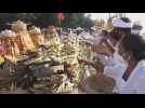 Hindus on Indonesia's Bali mark purification rite of Melasti