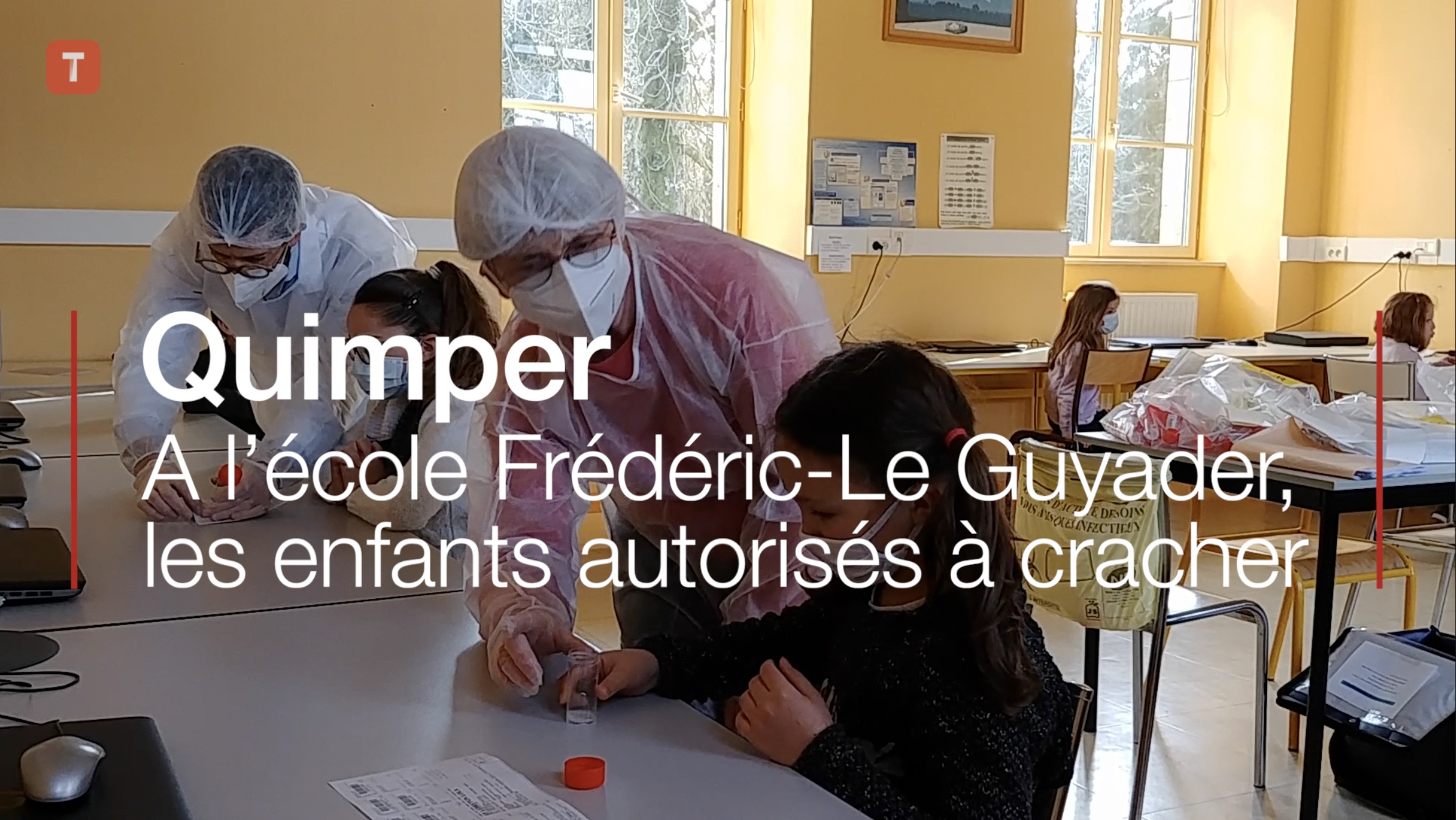 Quimper. A l’école Frédéric-Le Guyader, les enfants autorisés à cracher (Le Télégramme)