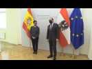 Spain's foreign minister meets with her Austrian counterpart in Vienna