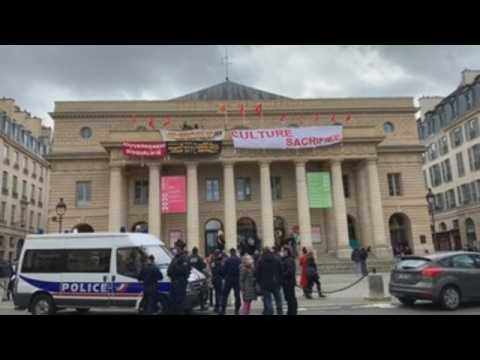 Paris Odeón Theatre, epicentre of cultural sector protests