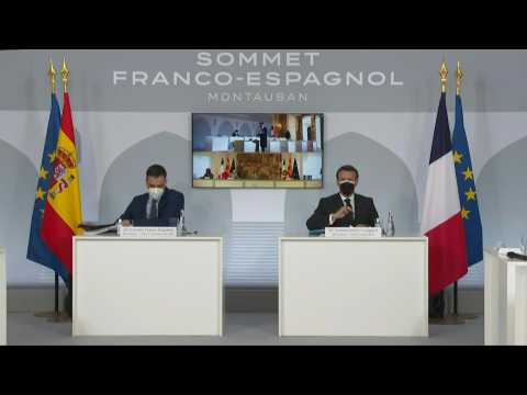 Macron, Spanish PM Sanchez begin talks at Franco-Spanish summit