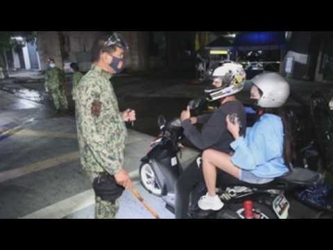 Curfew in Manila to prevent the spread of the coronavirus