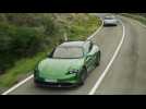The new Porsche Taycan Turbo S Cross Turismo Driving Video