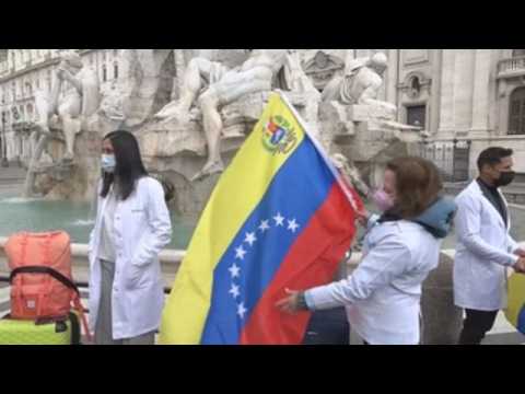 Venezuelan doctors arrive in Italy to contribute to the fight against the pandemic