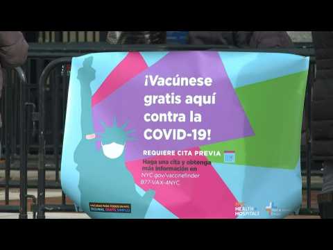 New York launches Covid-19 vaccination center at Citi Field stadium