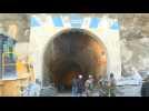 Indian rescuers try to reach trapped workers in tunnel