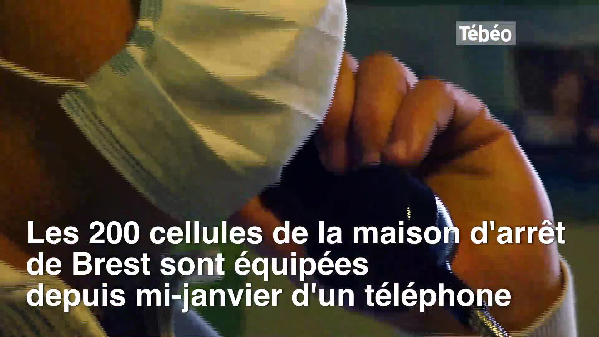 "Allo, c'est la prison" Des téléphones dans les cellules de la prison de Brest (Tébéo-TébéSud)