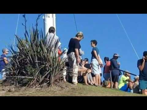 New Zealand residents seek refuge on hill after tsunami alert