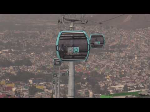 Mexico City opens first cable car to improve mobility