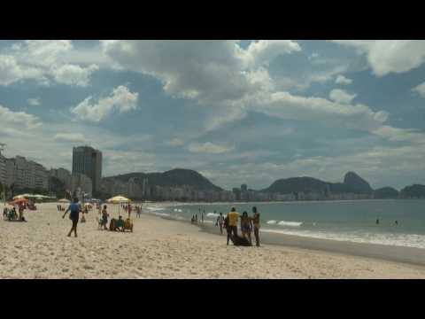 Copacabana beach as Rio prepares to implement new virus measures