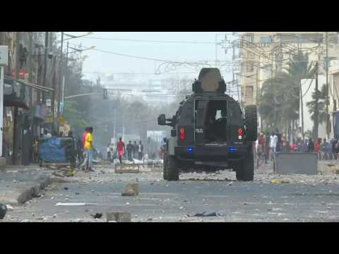 Clashes in Senegal as opposition leader held in custody