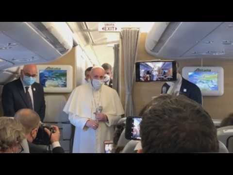 Pope Francis arrives in Iraq for historic trip amid pandemic