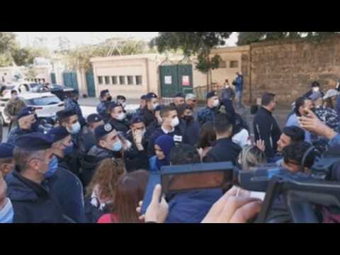 Dozens protest against demonstrators' arrest in Lebanon