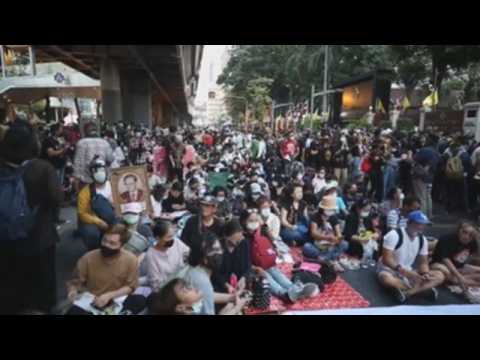 Protest against lèse majesté law in Bangkok