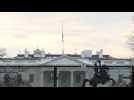 White House flies flag at half mast morning after 500,000 Covid deaths