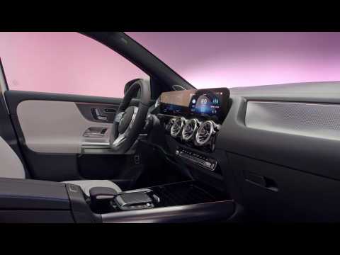 The new Mercedes EQA Interior Design in Studio