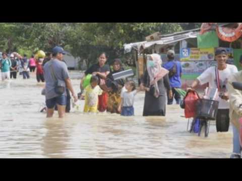 Thousands evacuated as floods hit Indonesia's West Java