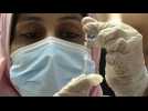 First dose of Russia Sputnik V vaccine injected in Gaza - Label : AFPTV - First images - Category : News