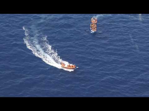 NGO Sea-Watch saves hundreds of migrants in the Mediterranean