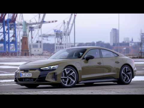 Audi RS e-tron GT Exterior Design in Tactical Green