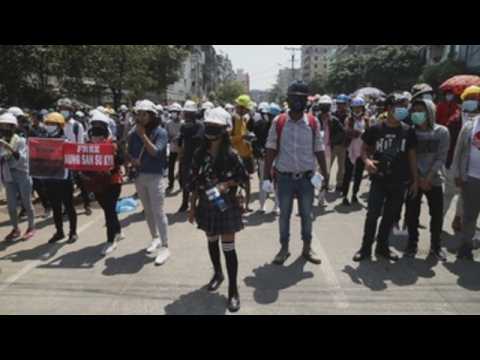 Strike in Myanmar to stop country's economy