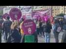 Hundreds take to the streets of Athens to mark International Women's Day