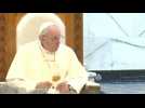 Pope arrives at church torched by IS in Iraq's Qaraqosh - Label : AFPTV - First images - Category : News