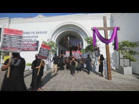 Sri Lanka church holds Black Sunday protest for justice in 2019 Easter Bombings