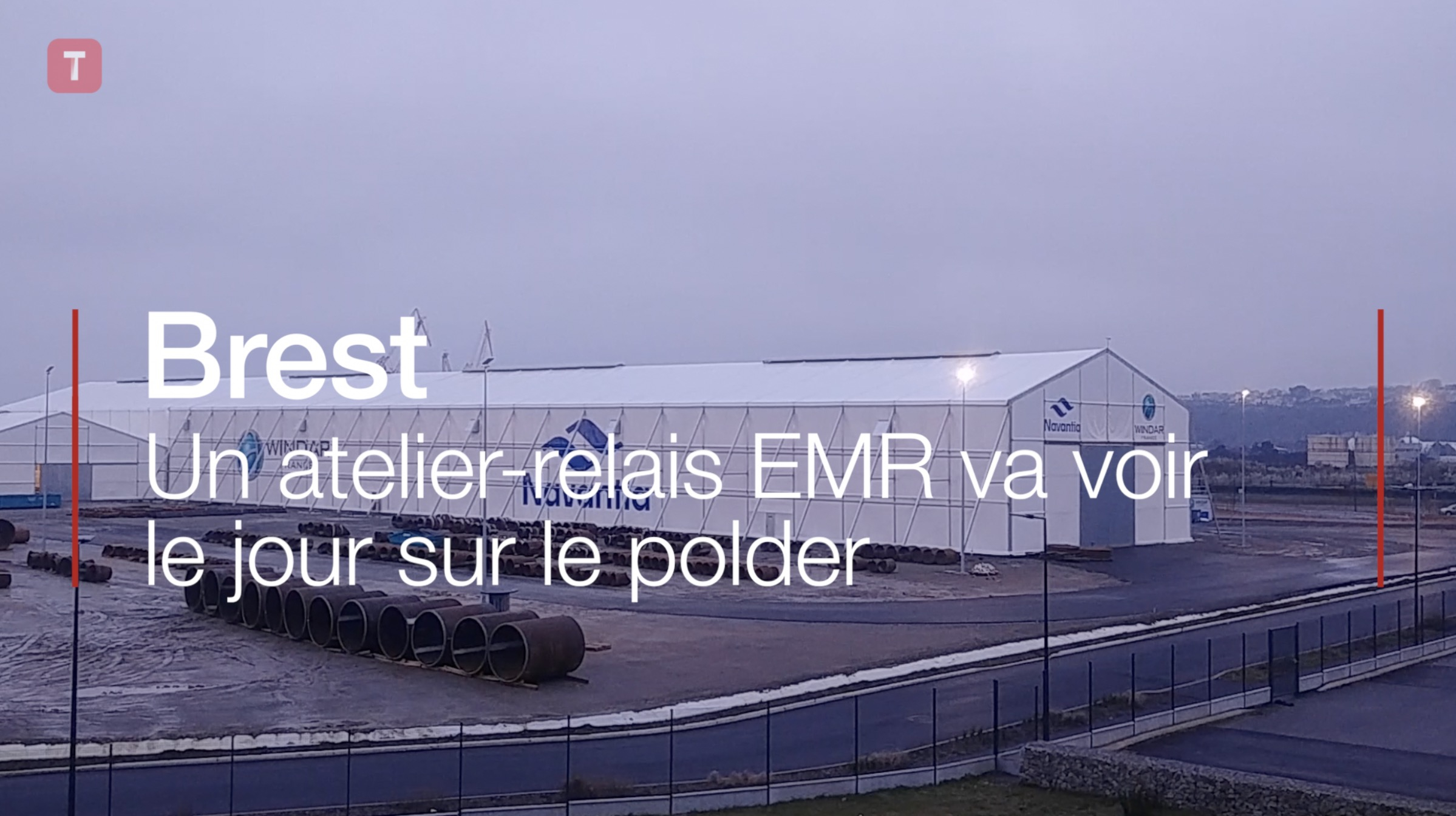 Brest. Un atelier-relais EMR va voir le jour sur le polder (Le Télégramme)