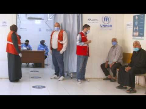 Jordan's Zaatari Refugee Camp receives vaccination centre