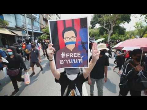 Protests continue in Thailand calling for the revocation of the lese-majeste law
