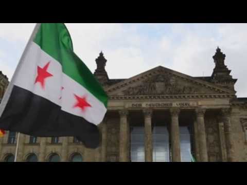 Demonstration in Berlin for the 10th anniversary of the Syrian war