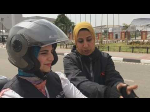 More women riding scooters to avoid harassment in Cairo