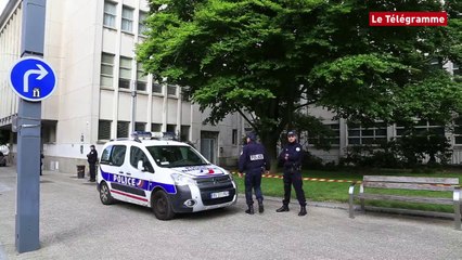 Brest. Un corps retrouvé sans vie au pied de la mairie (Le Télégramme)