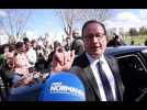 Fran&ccedil;ois Hollande dans un lyc&eacute;e de Val-de-Reuil (Eure) - Label : Paris-Normandie - Category : News