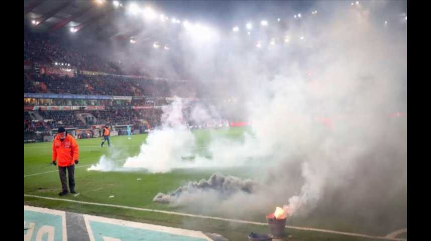 Standard Liege v Anderlecht abandoned because of flares & smoke - BBC Sport