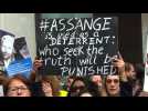 Assange supporters rally in front of Court during extradition