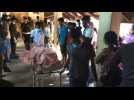 People wait at hospital after Batticaloa blast